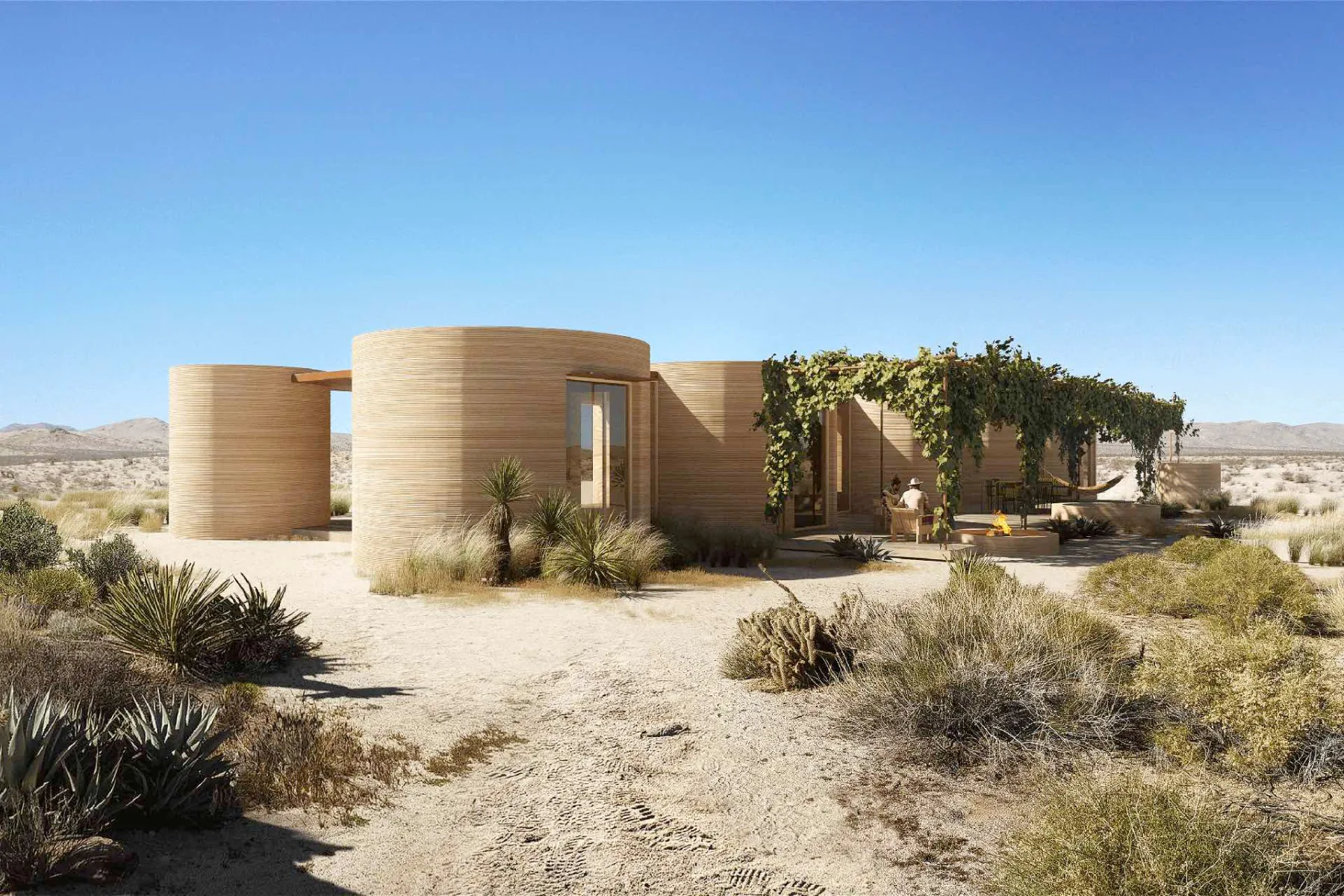 El Cosmico in Marfa, Visualisierung
