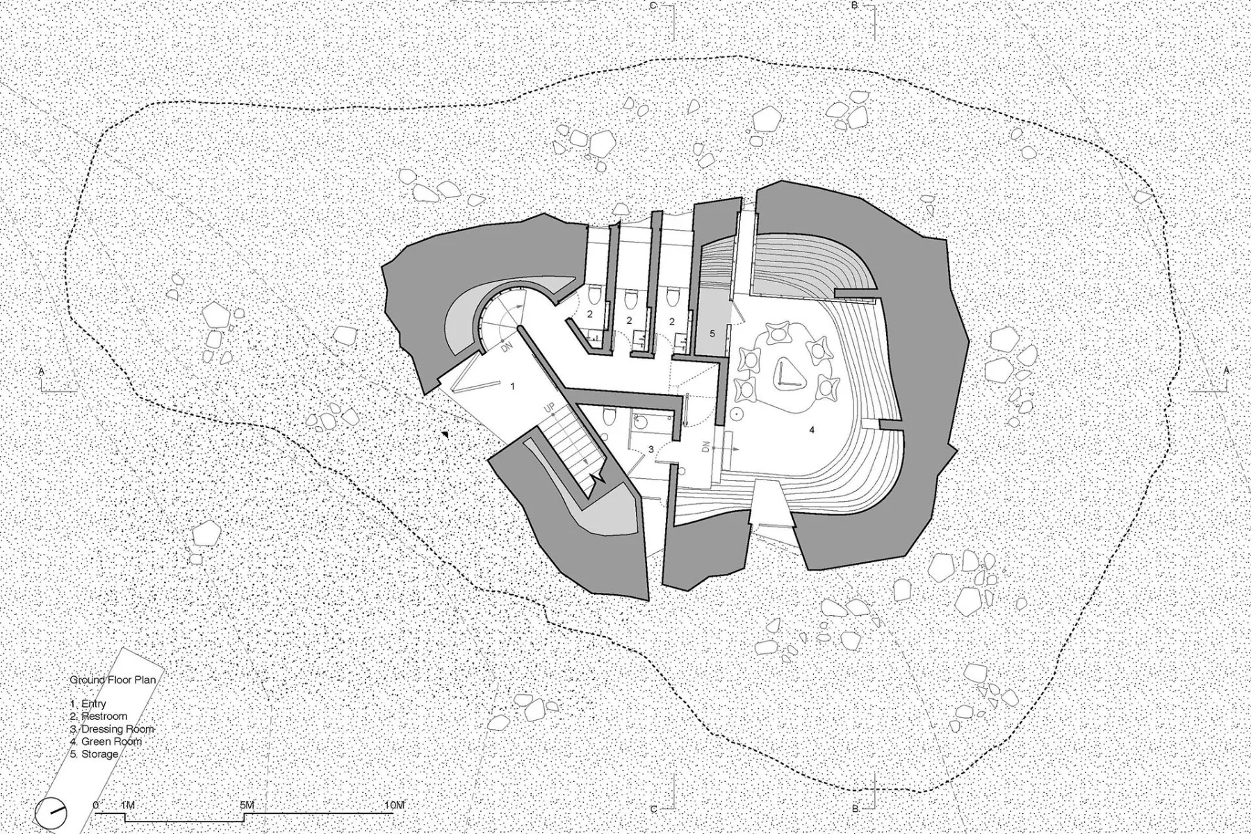 Grundriss Erdgeschoss, Grafik