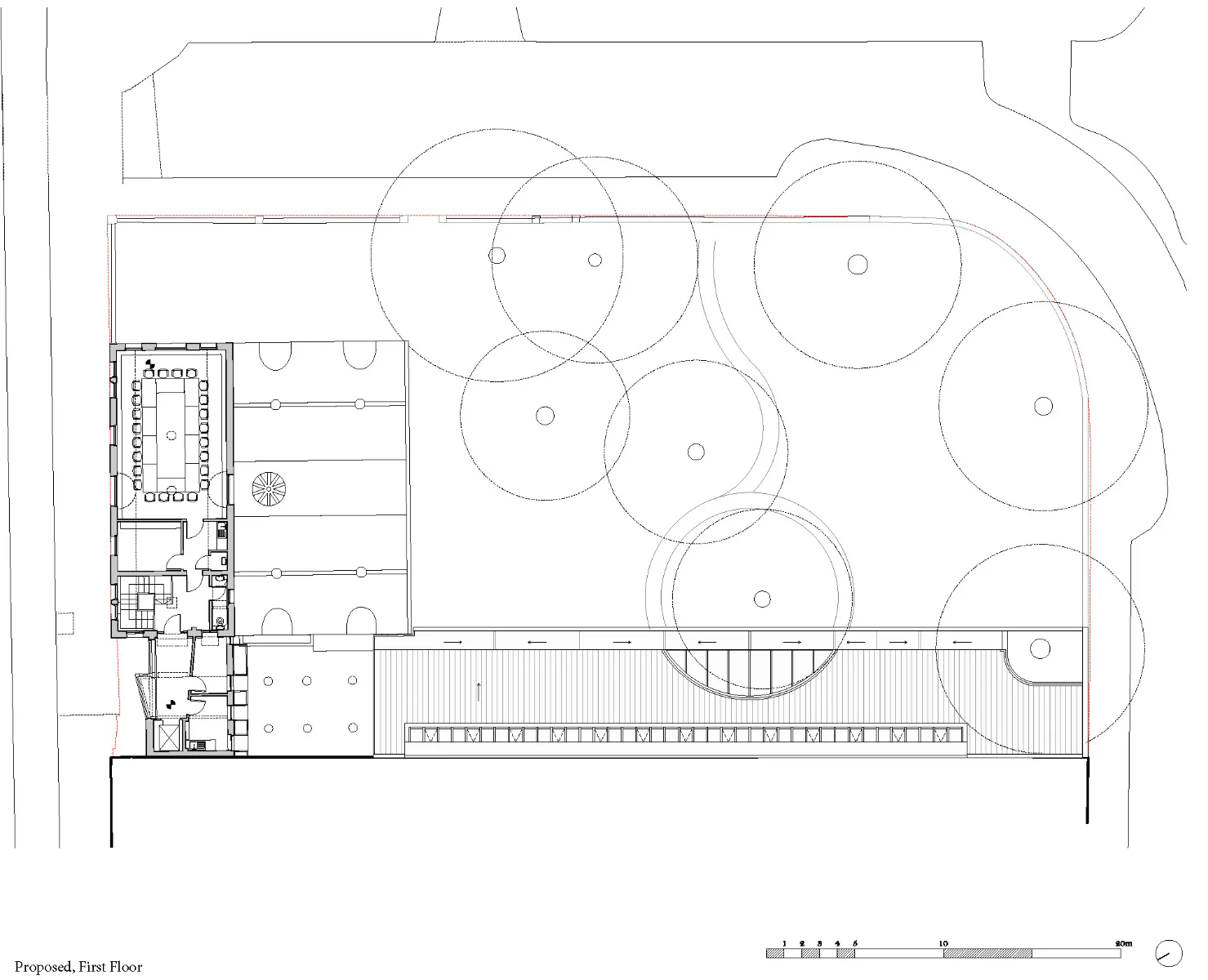 Grundriss OG, Grafik