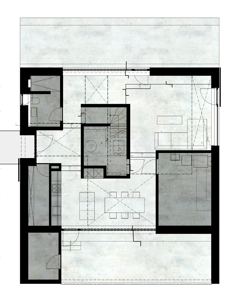 Grundriss EG, Grafik