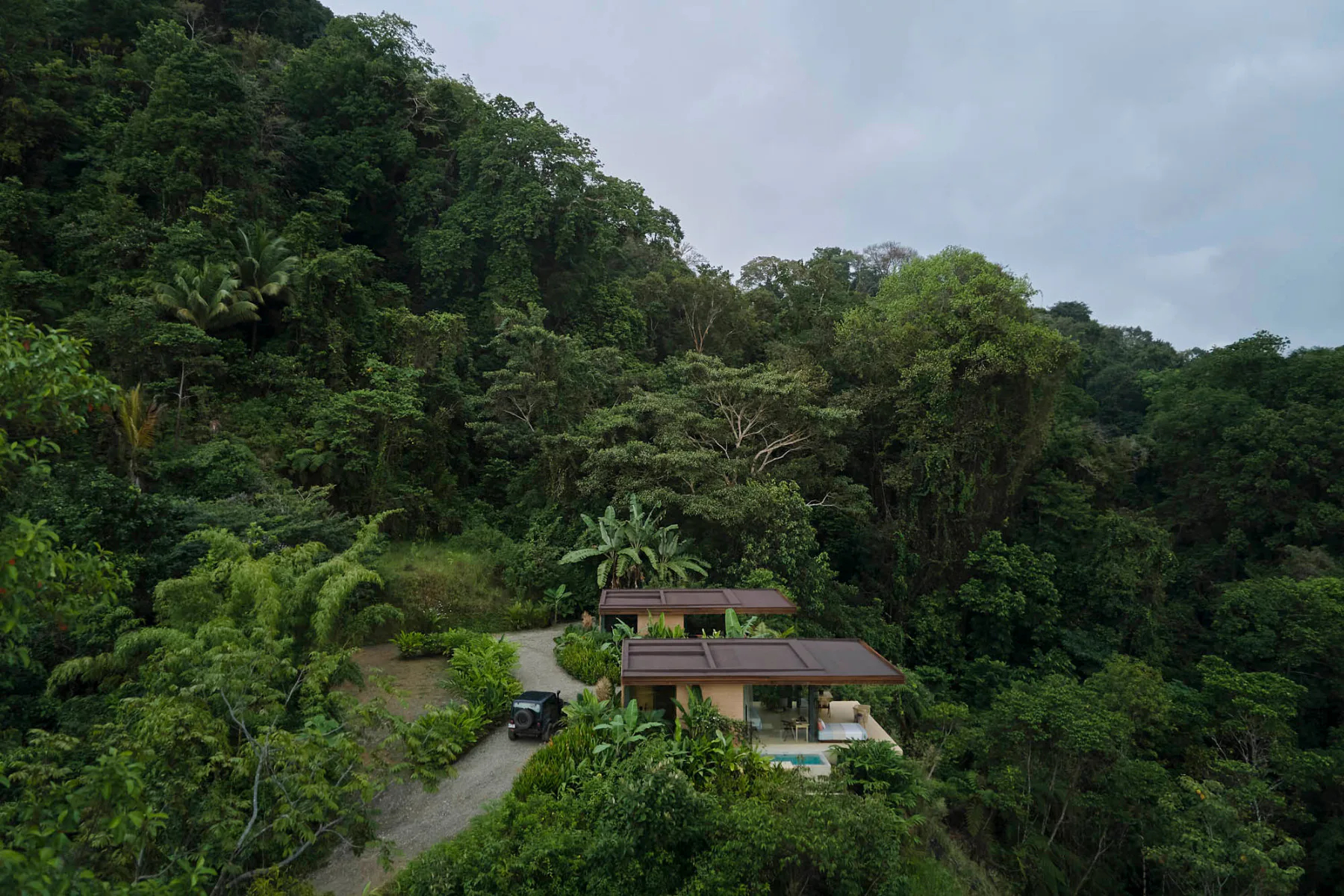 Die Achiote Villen liegen mitten im Dschungel von Costa Rica.