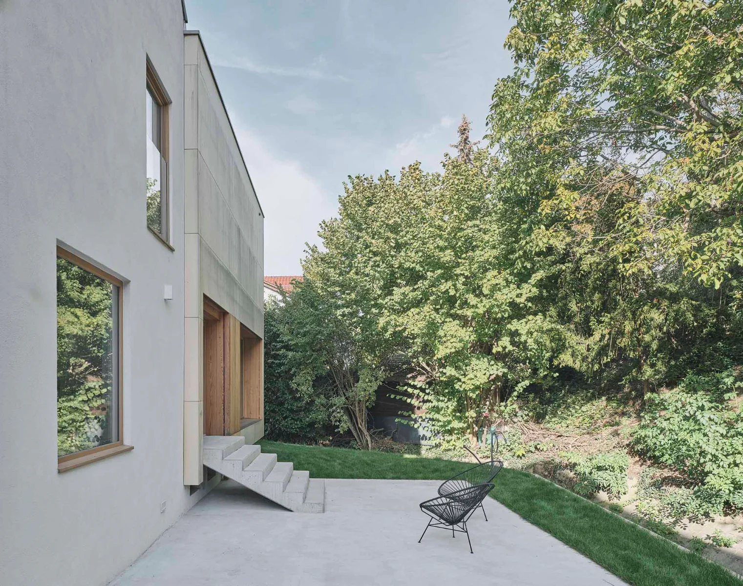 Gartenbereich des Einfamilienhauses