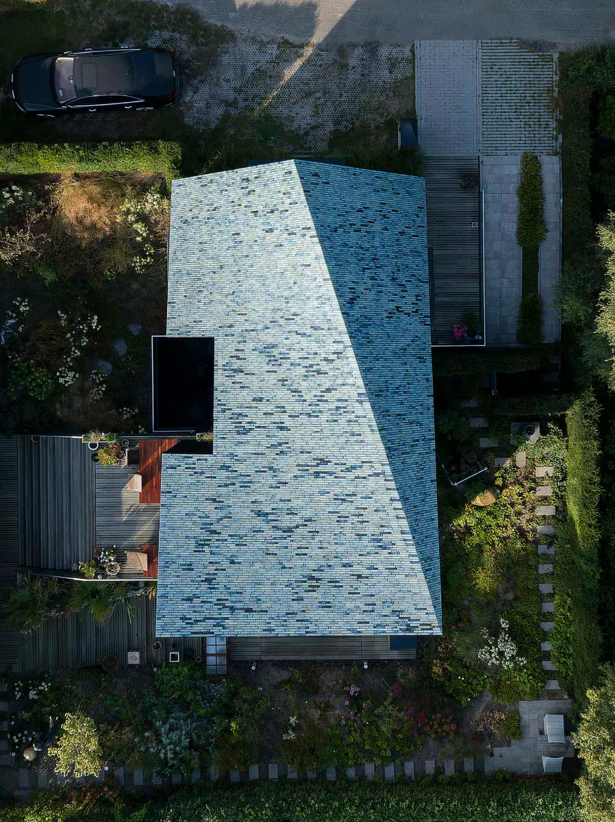 Villa BW aus der Vogelperspektive