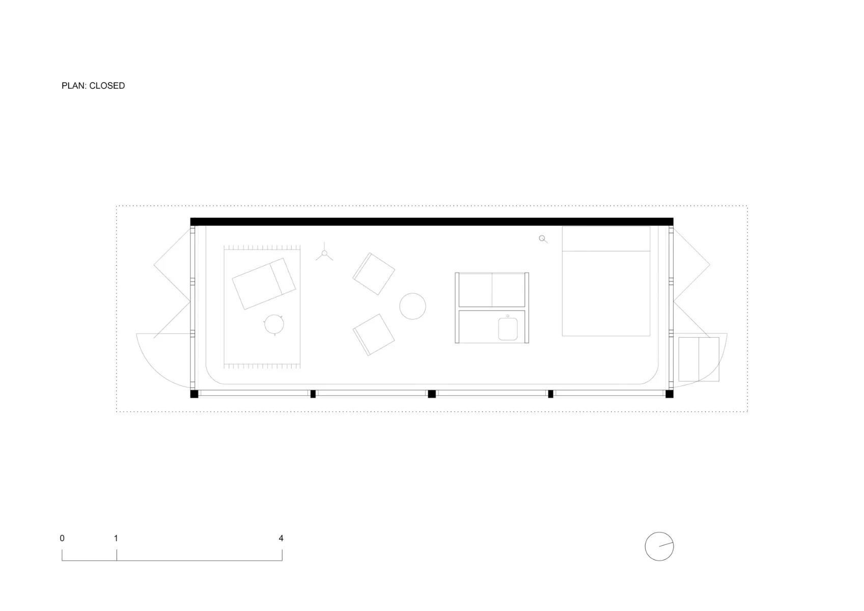Grundriss geschlossen, Grafik