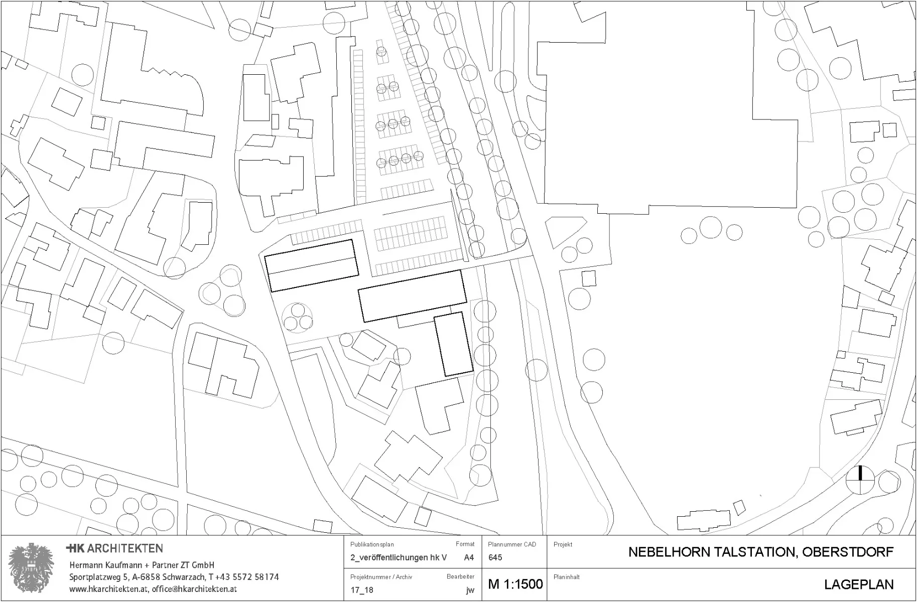 Lageplan, Grafik