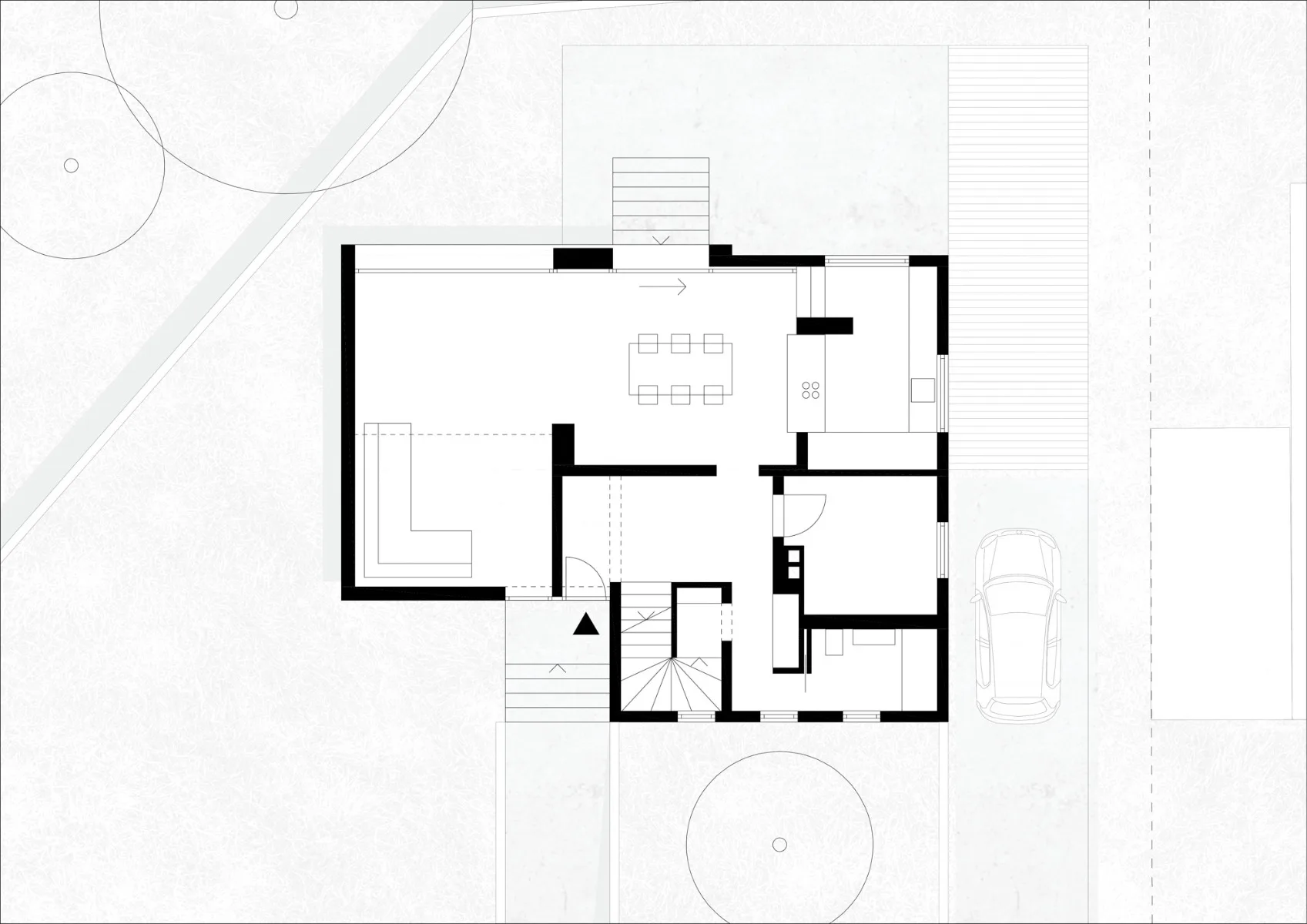 Grundriss EG, Grafik