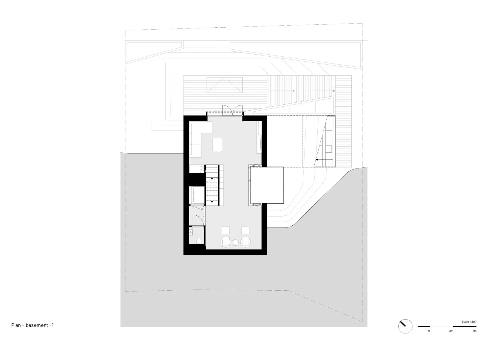 Grundriss 1. UG, Grafik