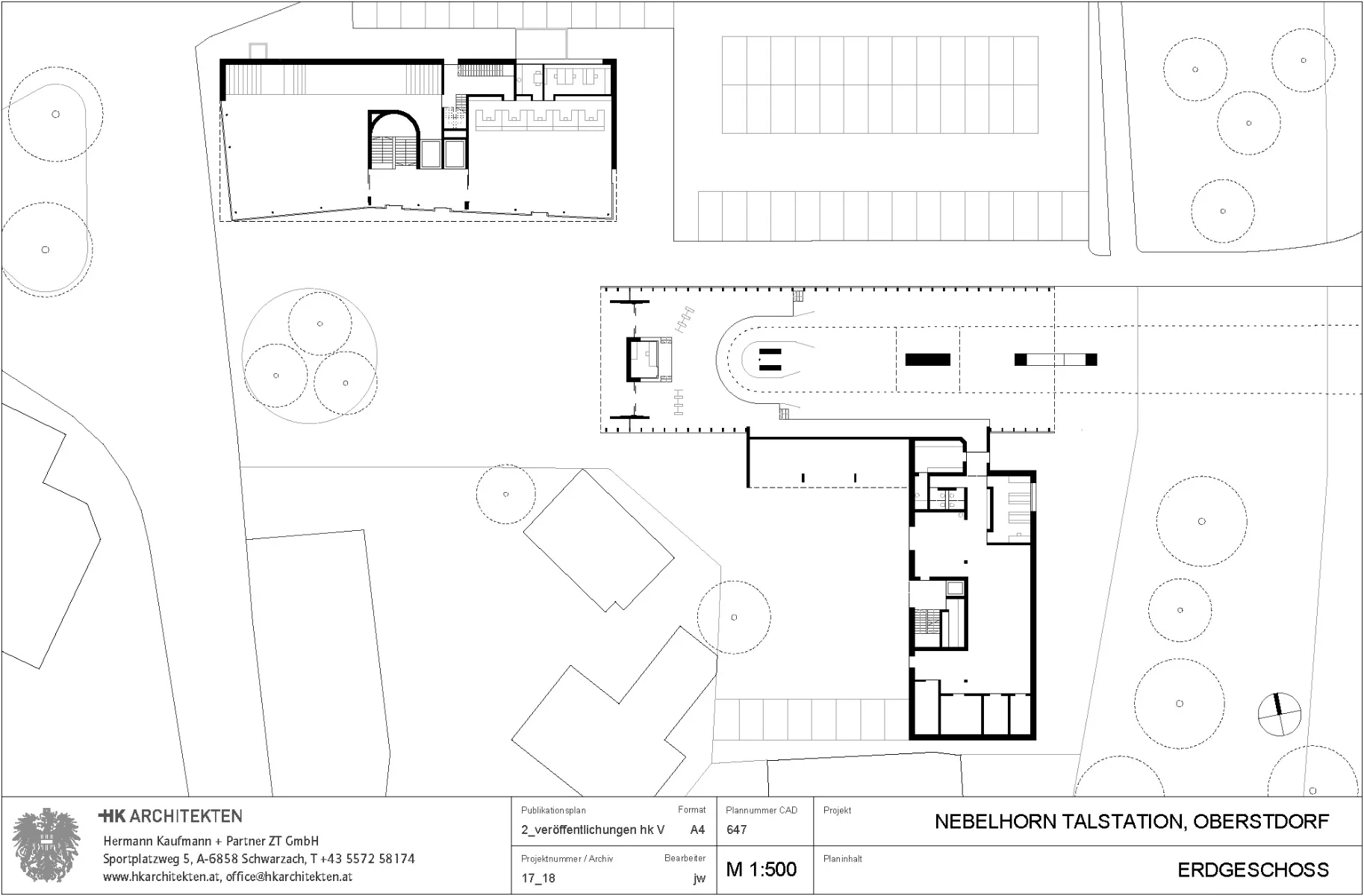 Grundriss EG, Grafik