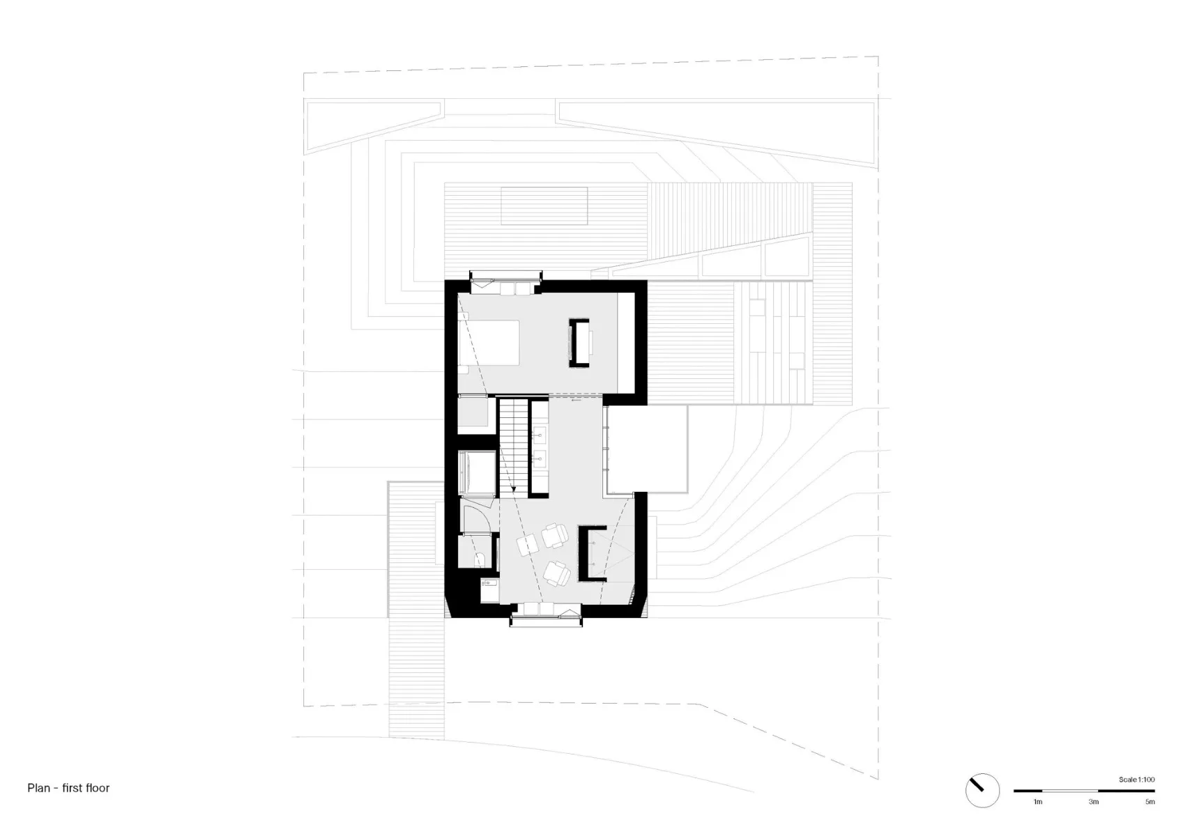 Grundriss 1. OG, Grafik