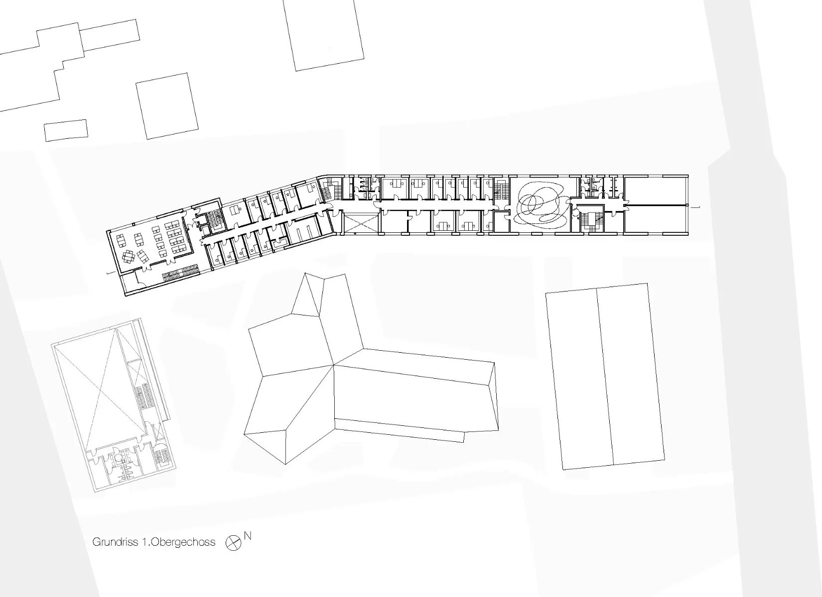 Grundriss 1. OG, Grafik