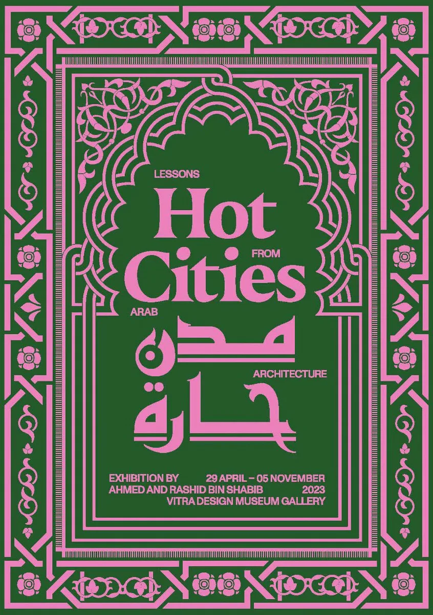 Plakat der Ausstellung Hot Cities