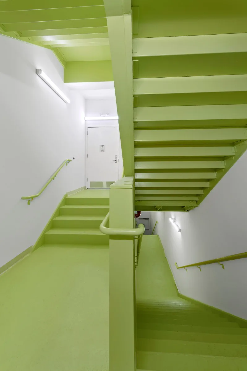 Grüne Treppe