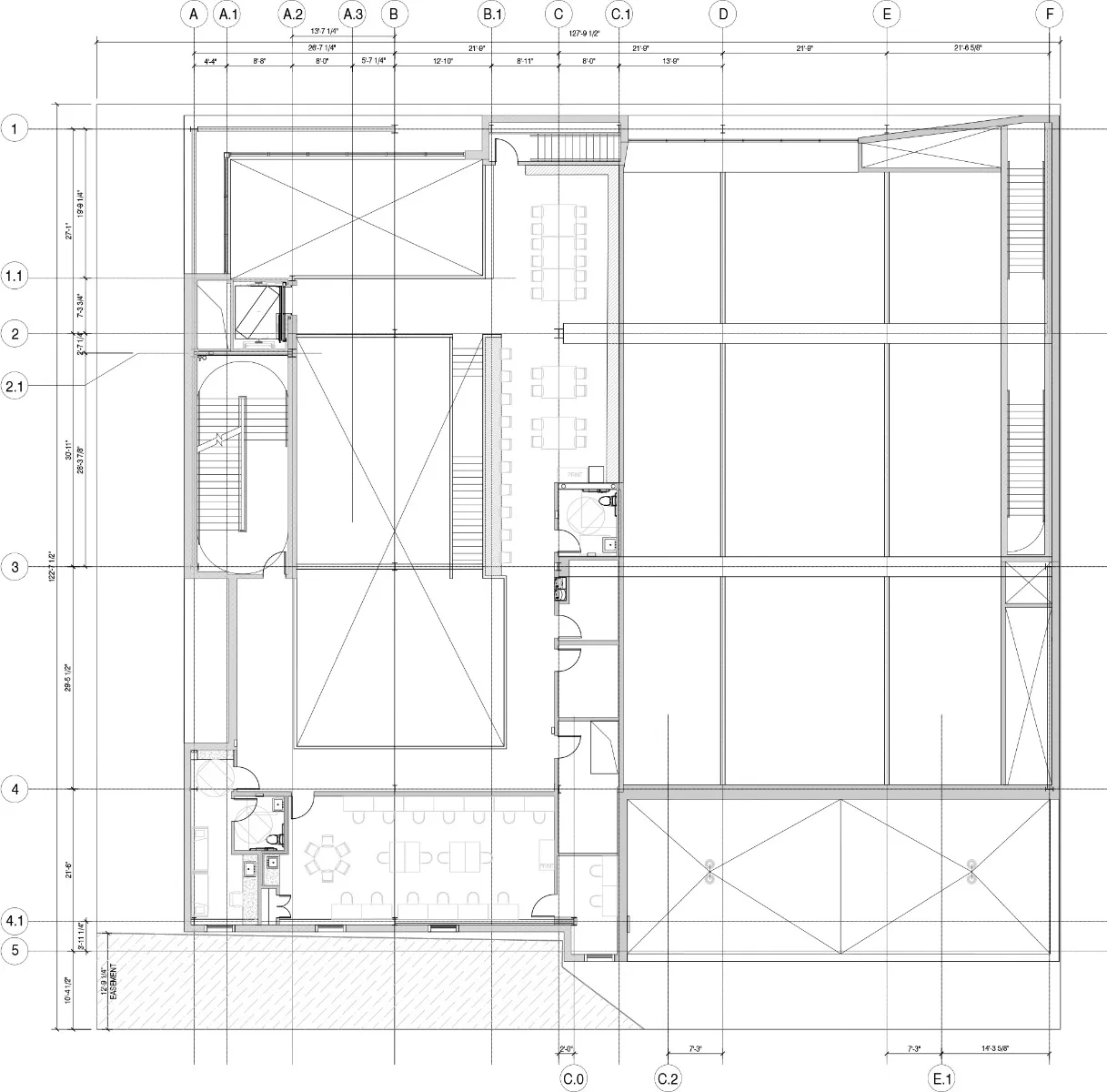 Grundriss erstes Obergeschoss, Grafik