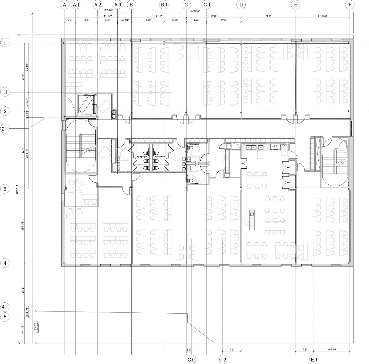 Grundriss drittes Obergeschoss, Grafik