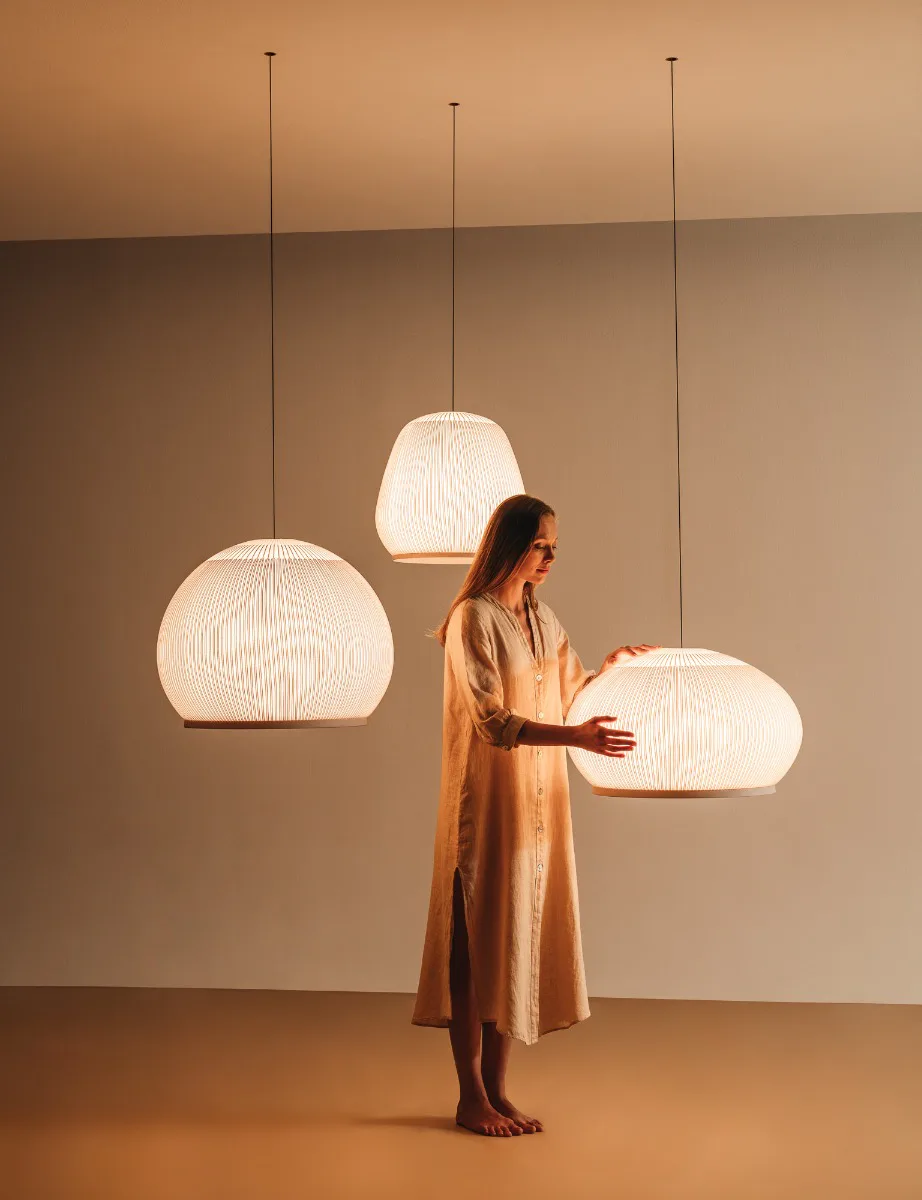 Vibia Leuchtenserie Knit entworfen von Maike Harde