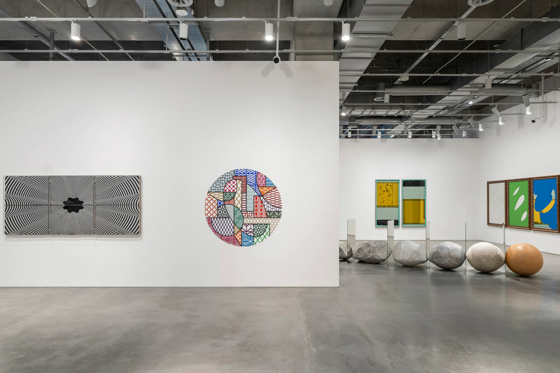 Blick in die Ausstellung Floating Island