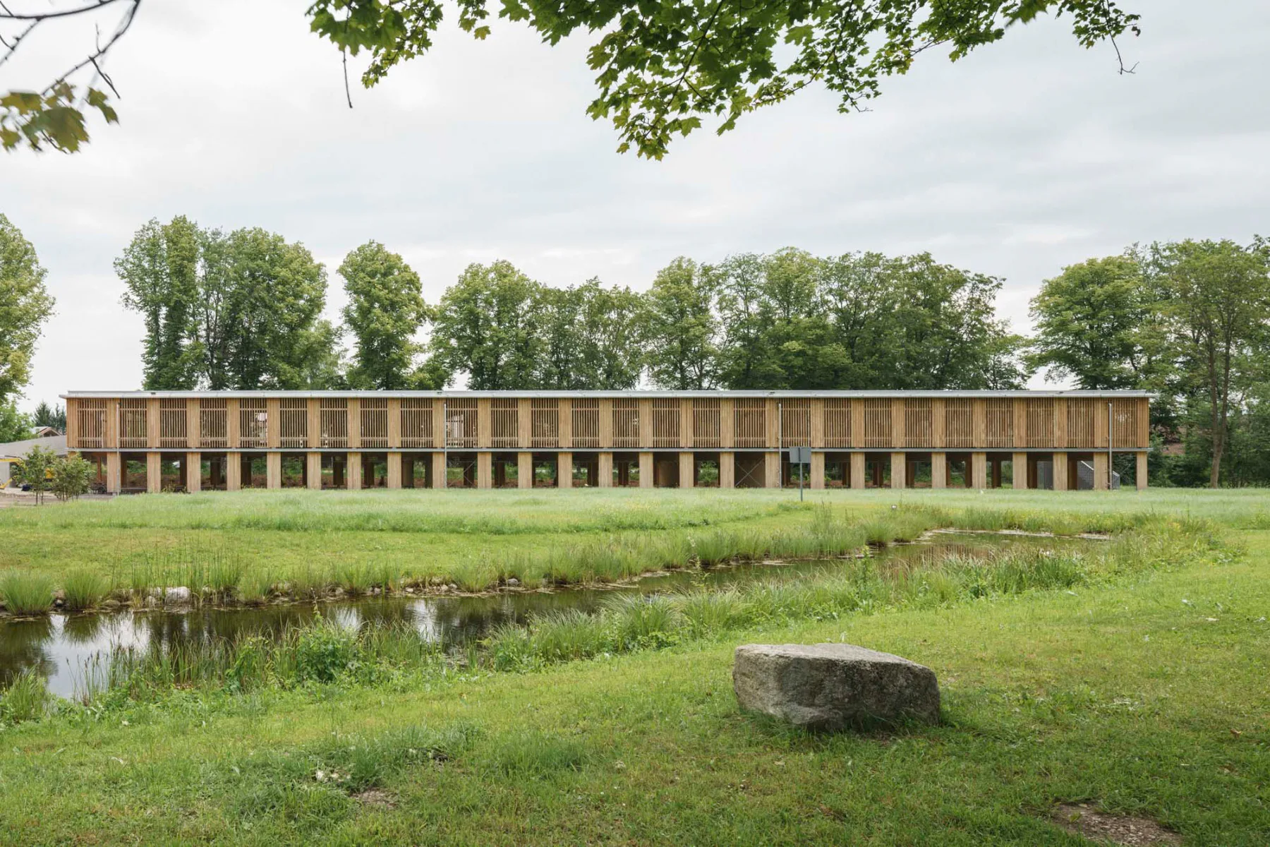 Parkhaus aus Holz