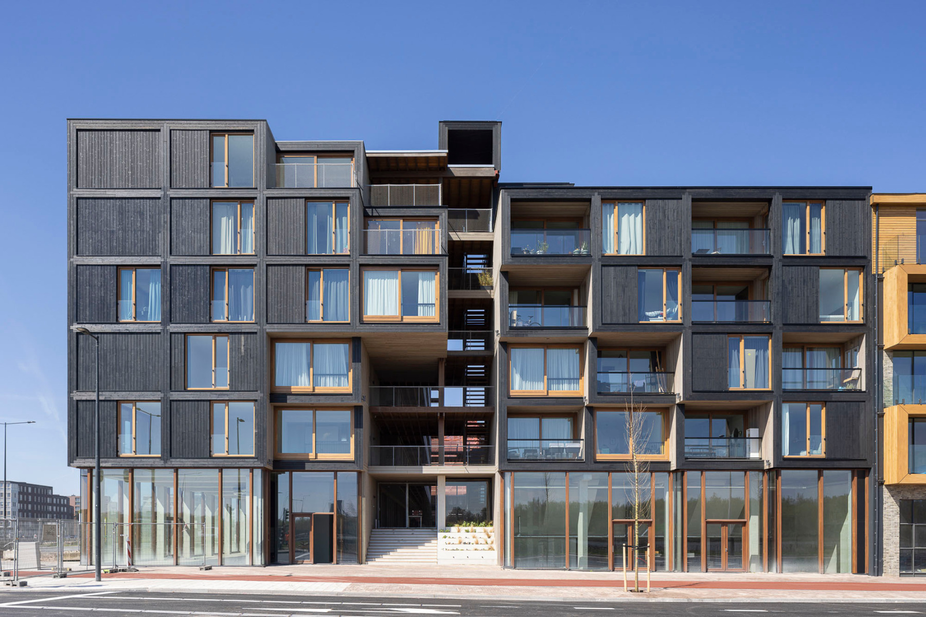Vorgefertigte Holzhäuser in Amsterdam