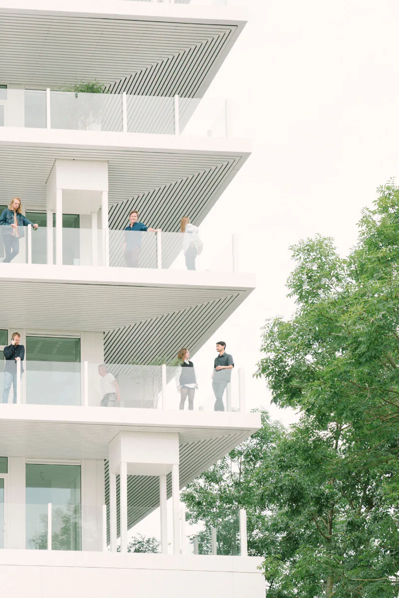 Insgesamt 120 Bäume sind auf den Terrassen verteilt.