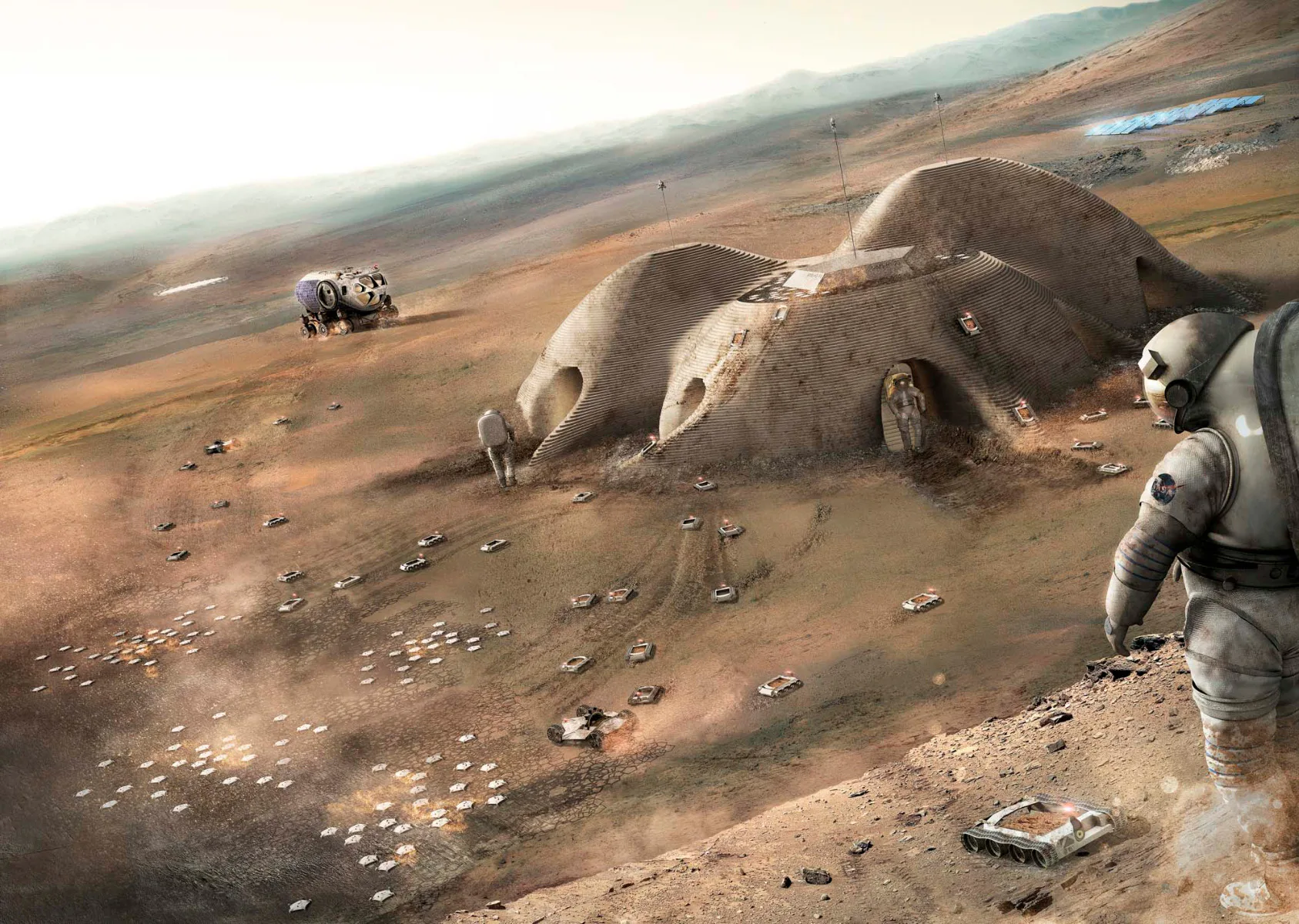 Forschungsprojekt zum Wohnen auf dem Mars, 2015