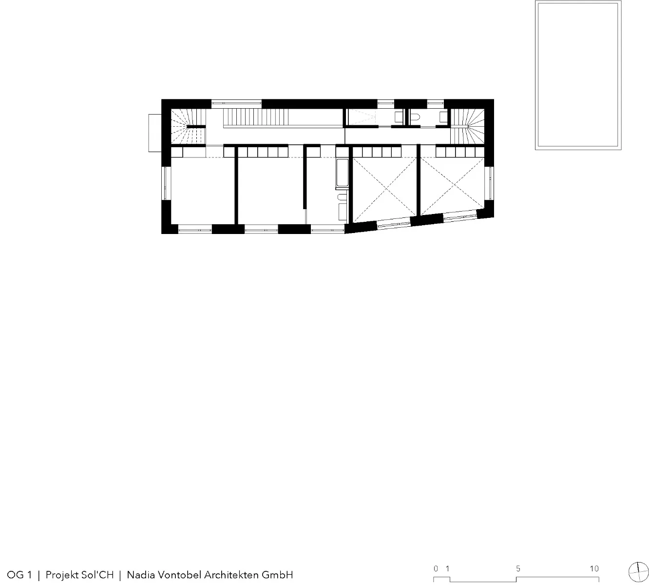 Grundriss 1. OG, Grafik