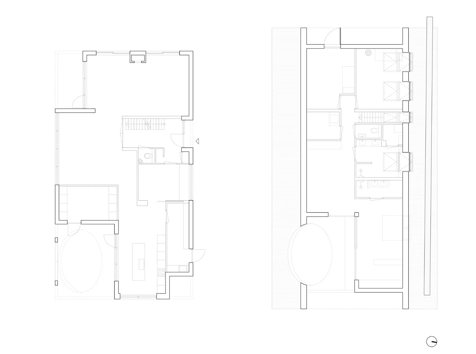 Grundriss EG und 1. OG, Grafik
