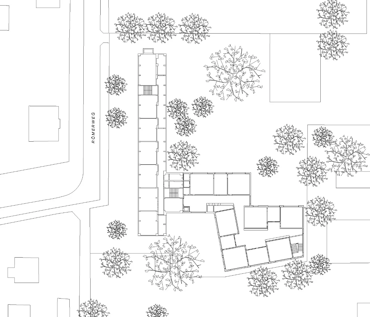 Grundriss 1. OG, Grafik