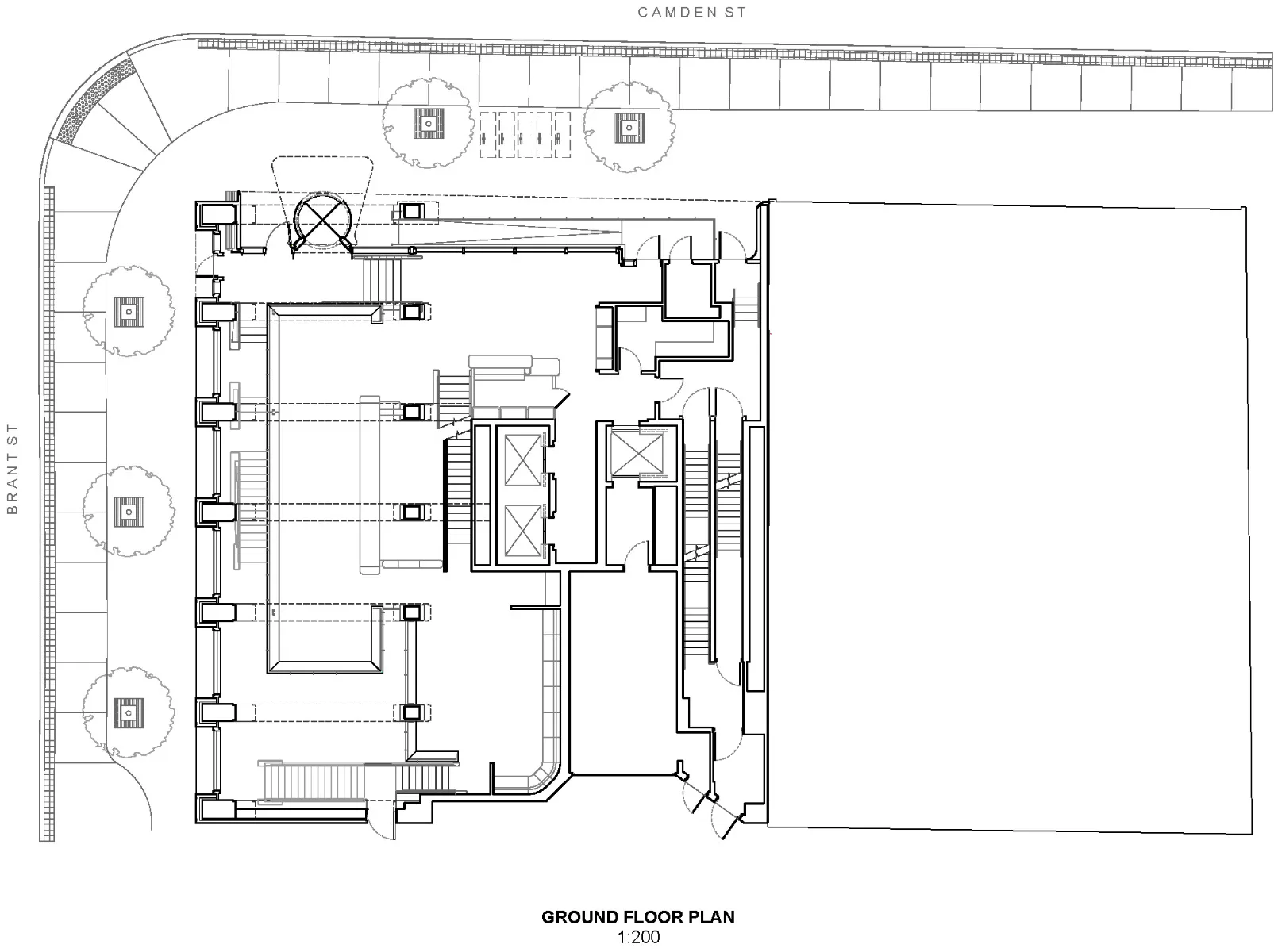 Grundriss EG, Grafik
