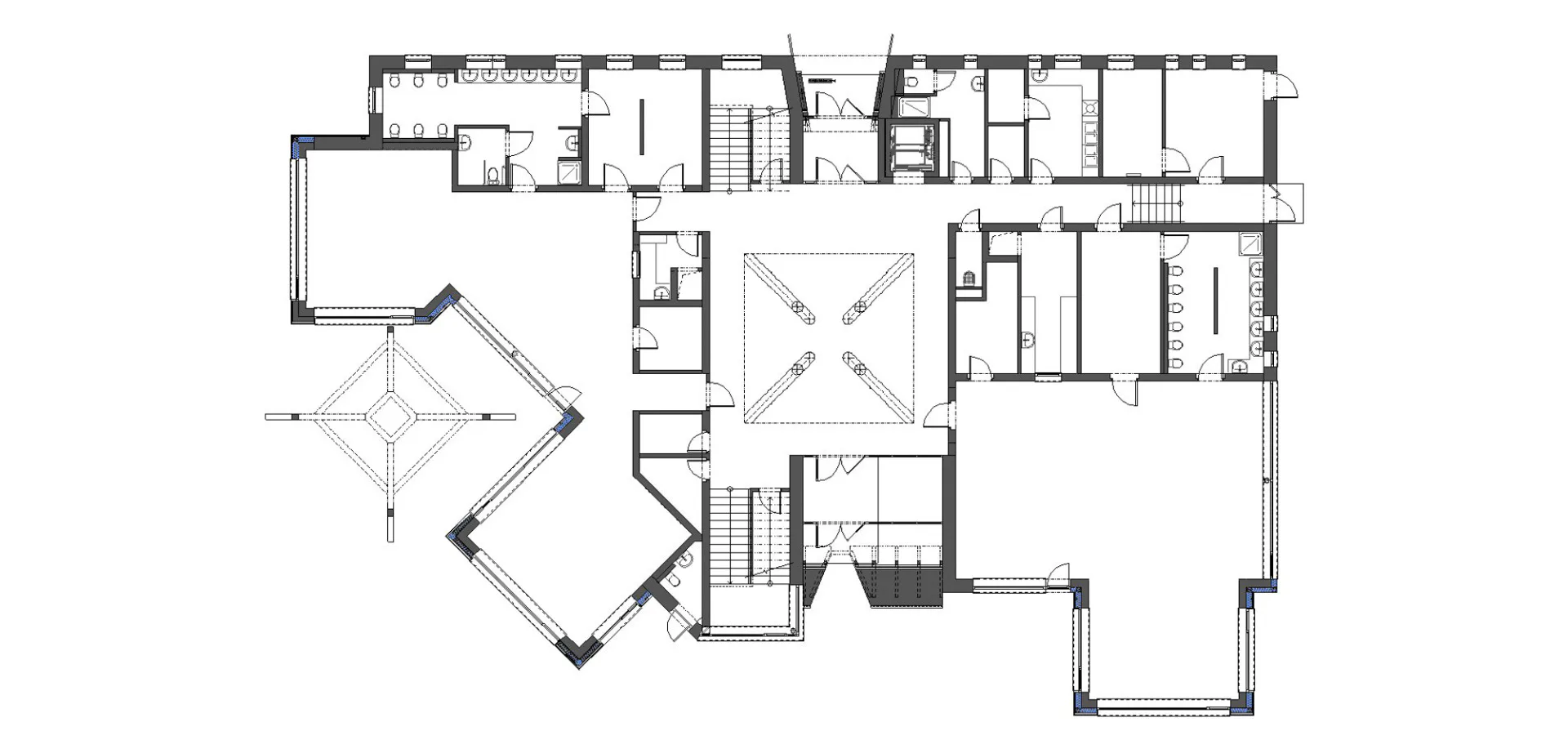Grundriss EG, Grafik