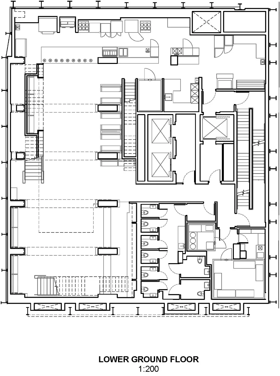 Grundriss unteres EG, Grafik