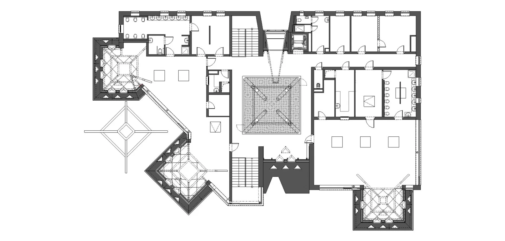 Grundriss 1. OG, Grafik