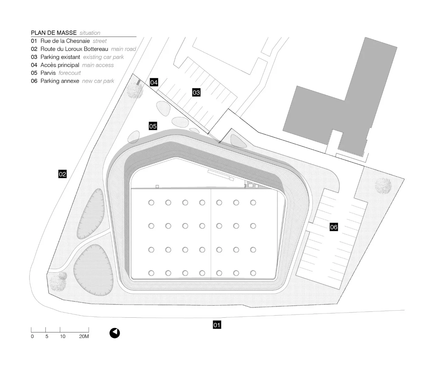Lageplan, Grafik