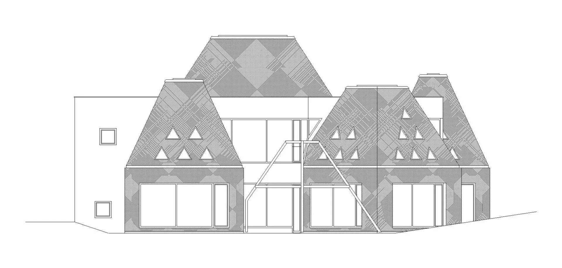 Aufriss West, Grafik