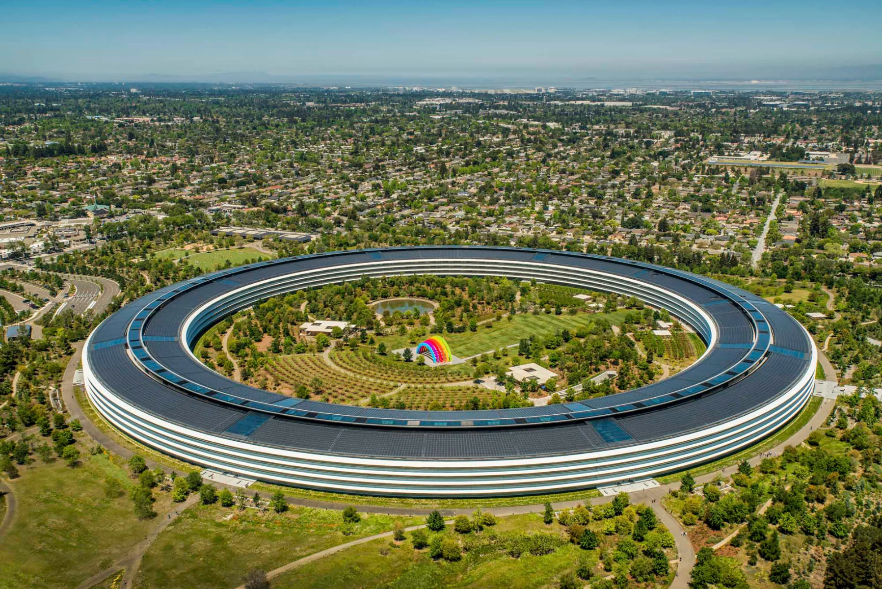 Apple Park in Cupertino, 2018