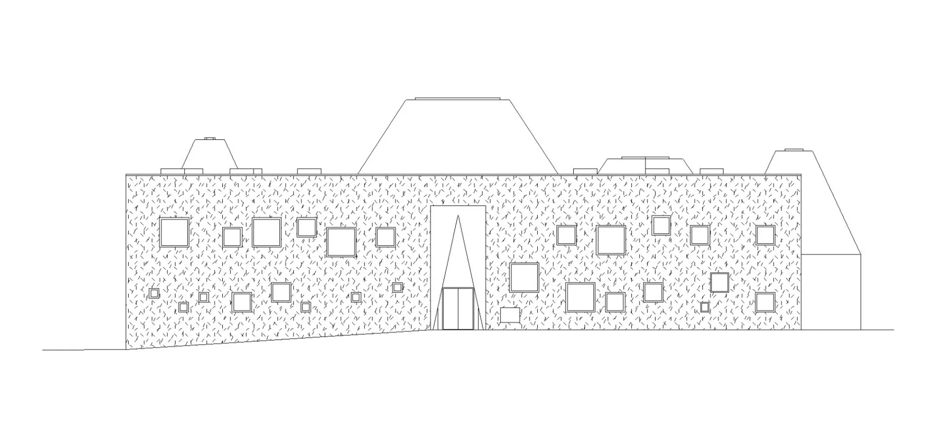 Aufriss Nord, Grafik