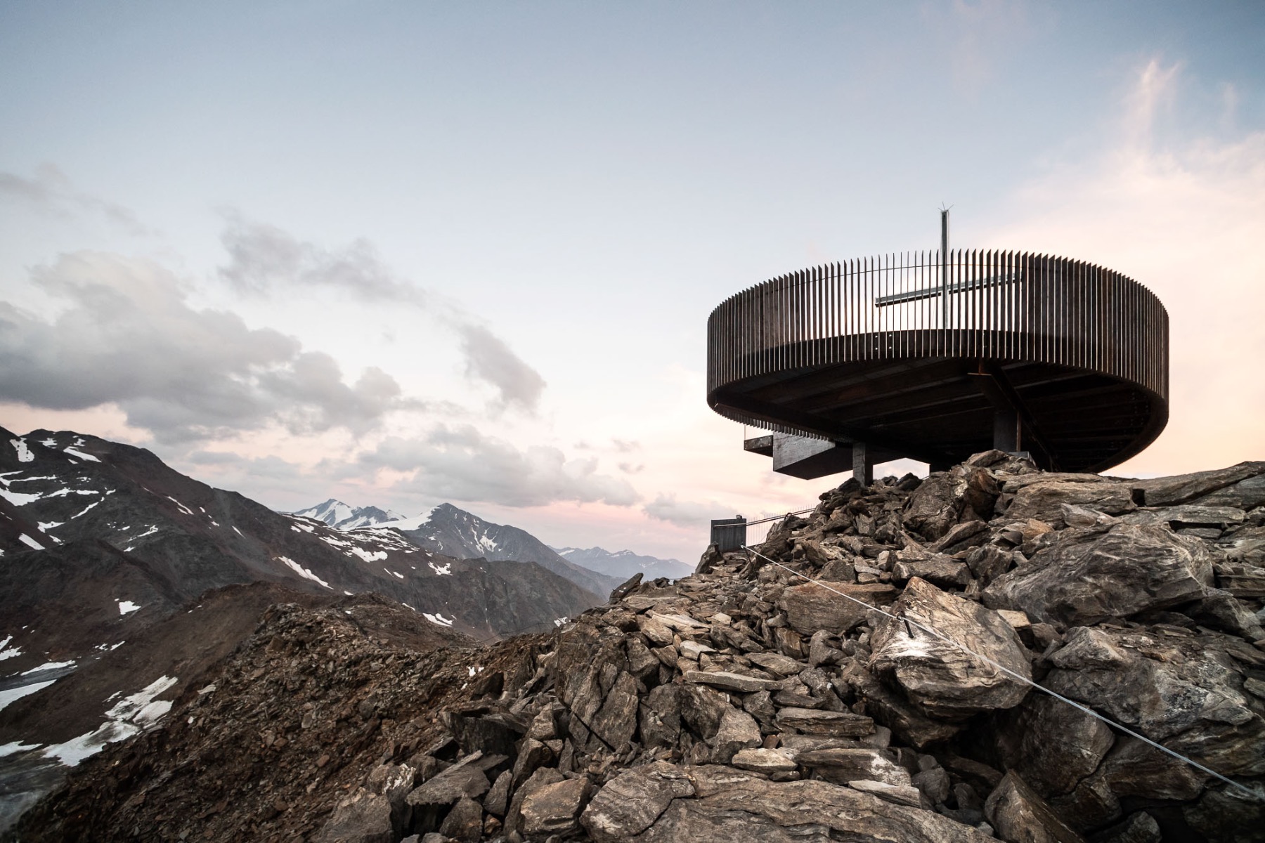 Alpine Architektur in Südtirol