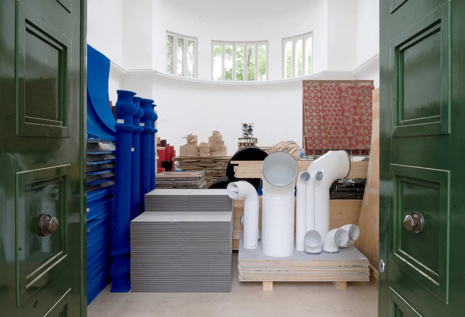 Materialsammlung des deutschen Pavillons