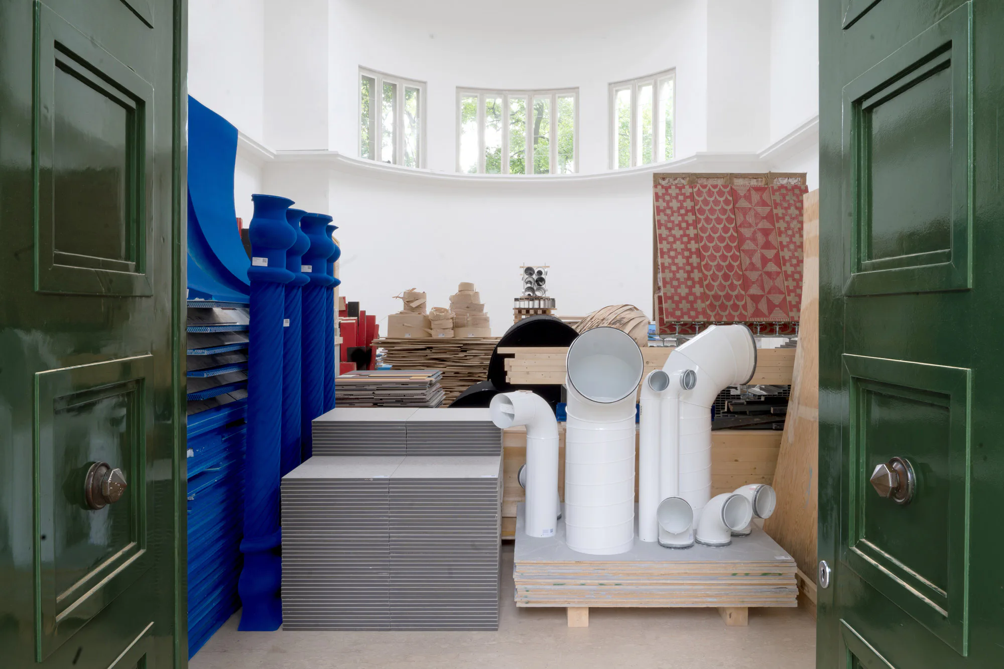 Materialsammlung des deutschen Pavillons