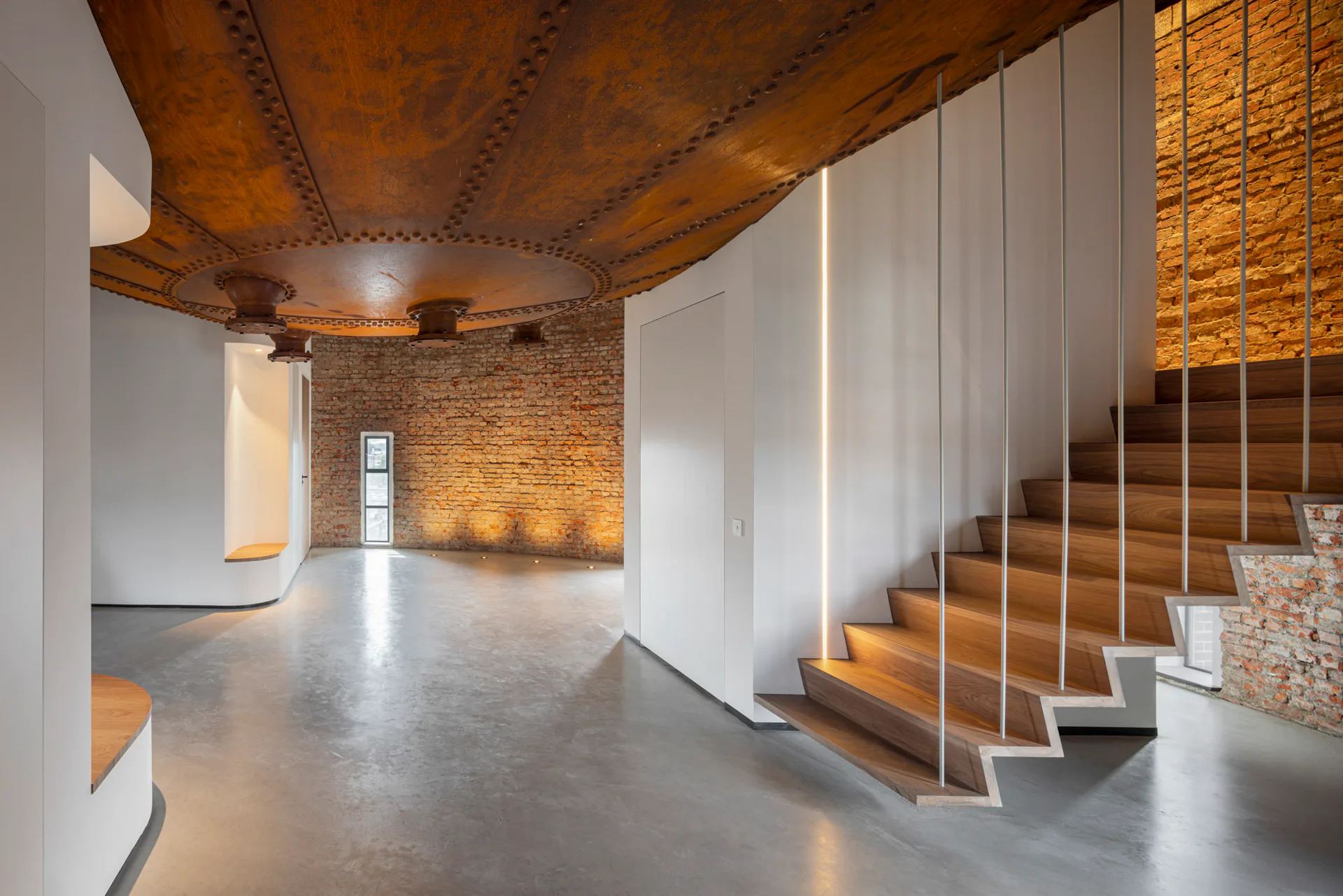 Eingangsgeschoss des Penthouses