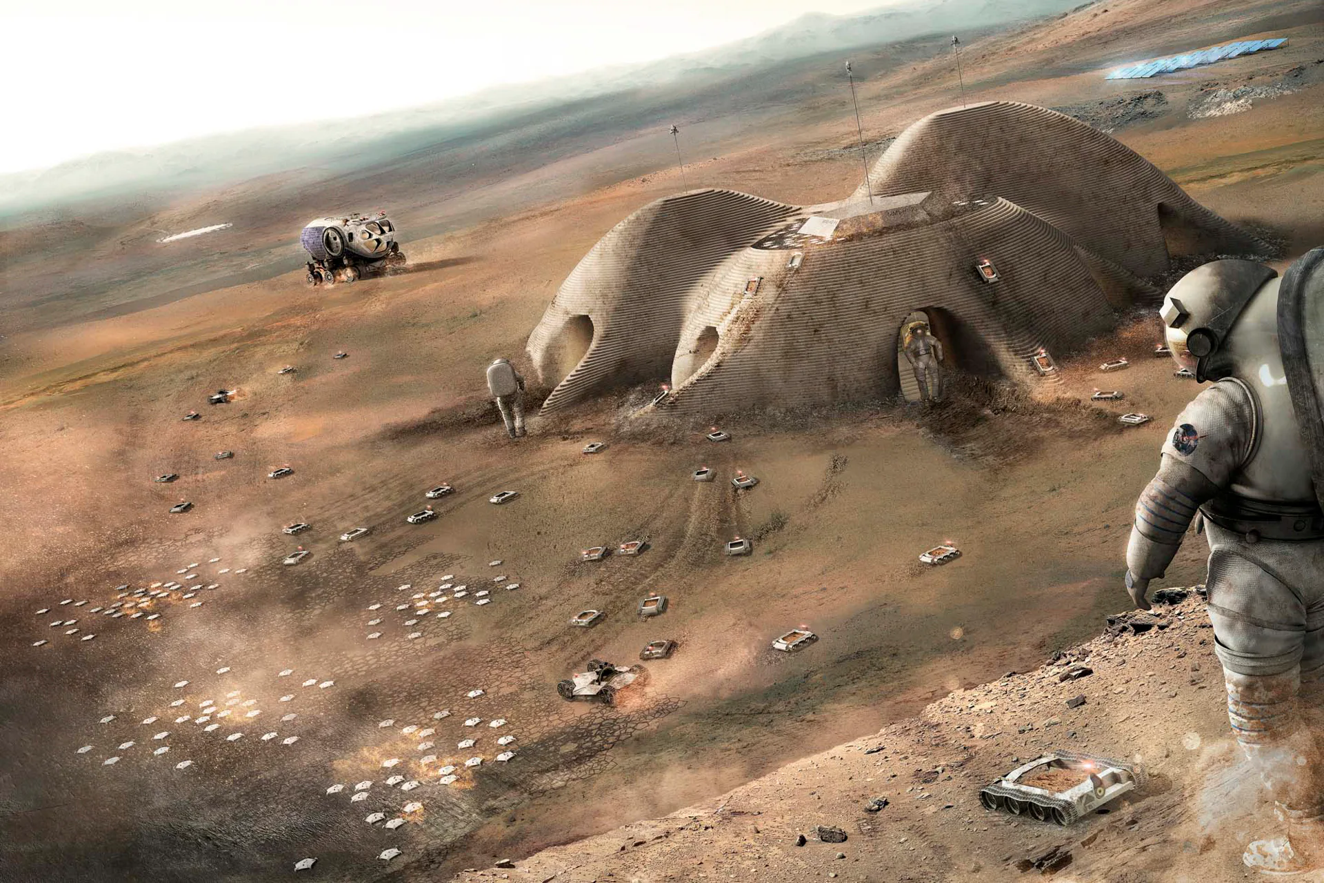 Forschungsprojekt zum Wohnen auf dem Mars, 2015