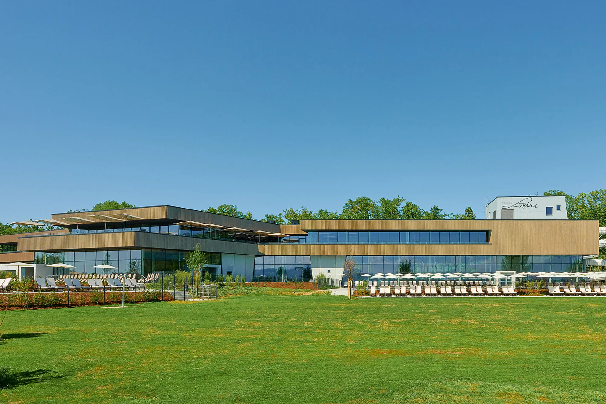 Außenanlage der Therme