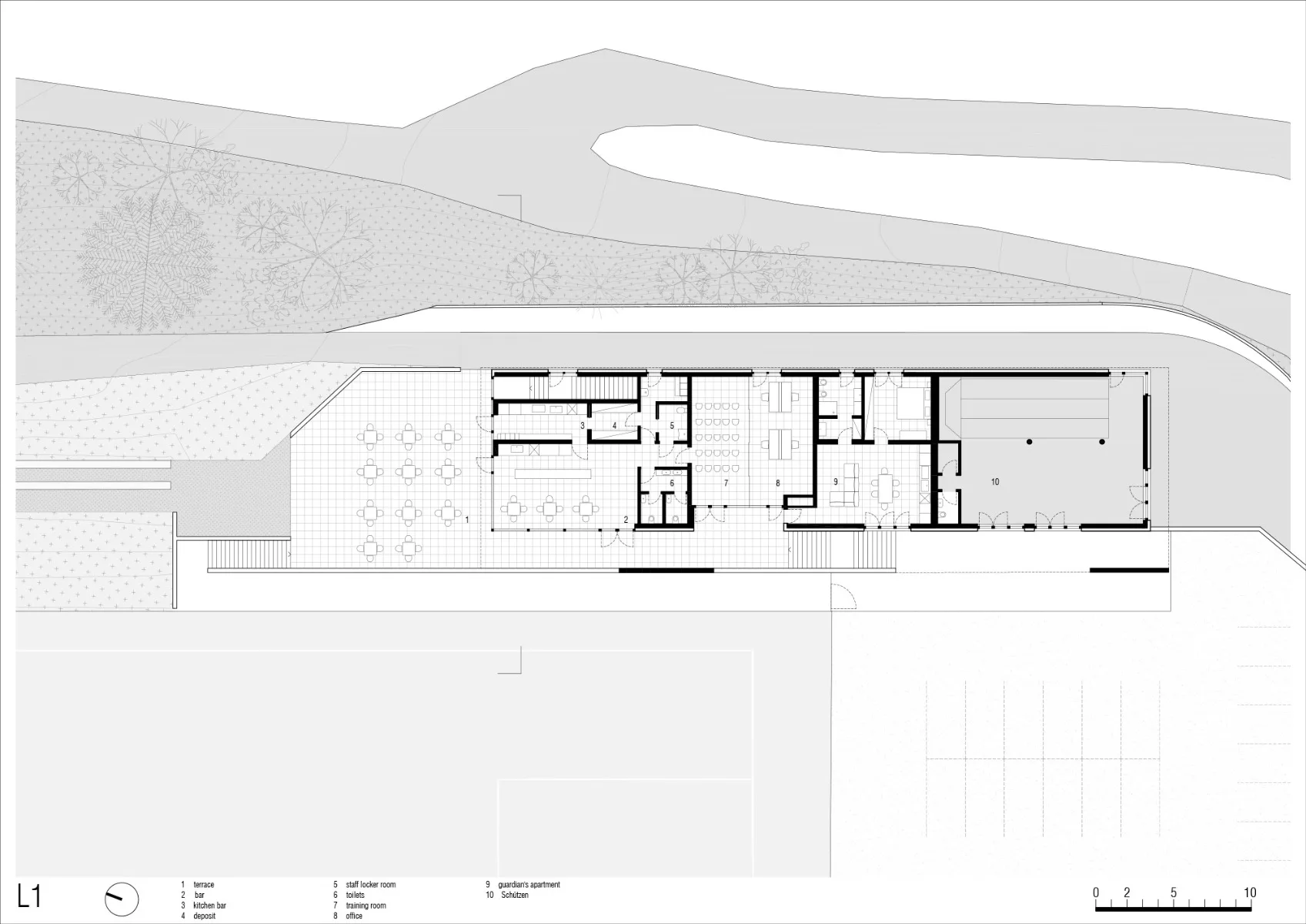 Obergeschoss, Grafik