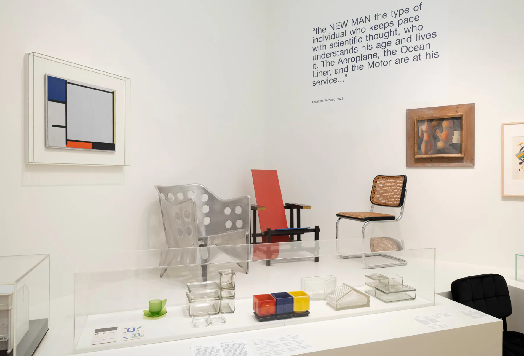 Blick in die Ausstellung Modern – Van Gogh, Rietveld, Léger und andere