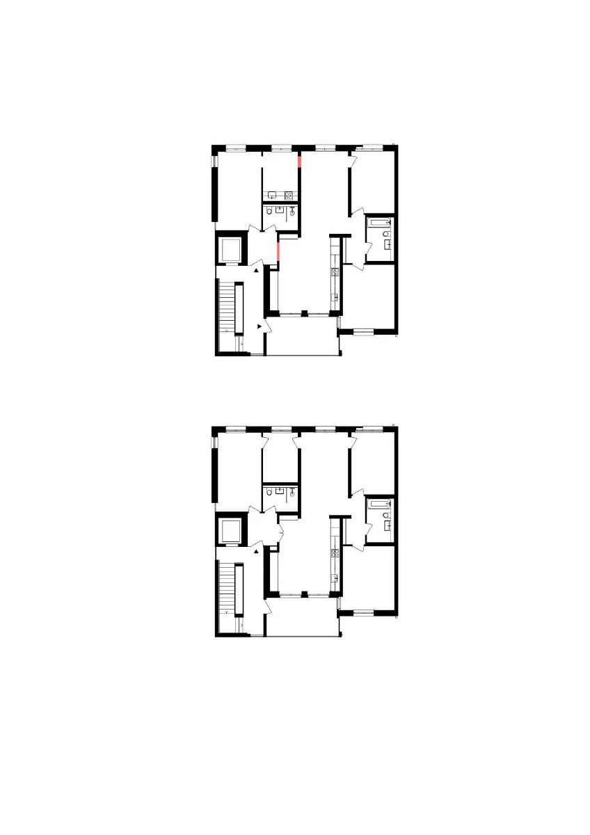 Grundriss Regelgeschoss, Grafik