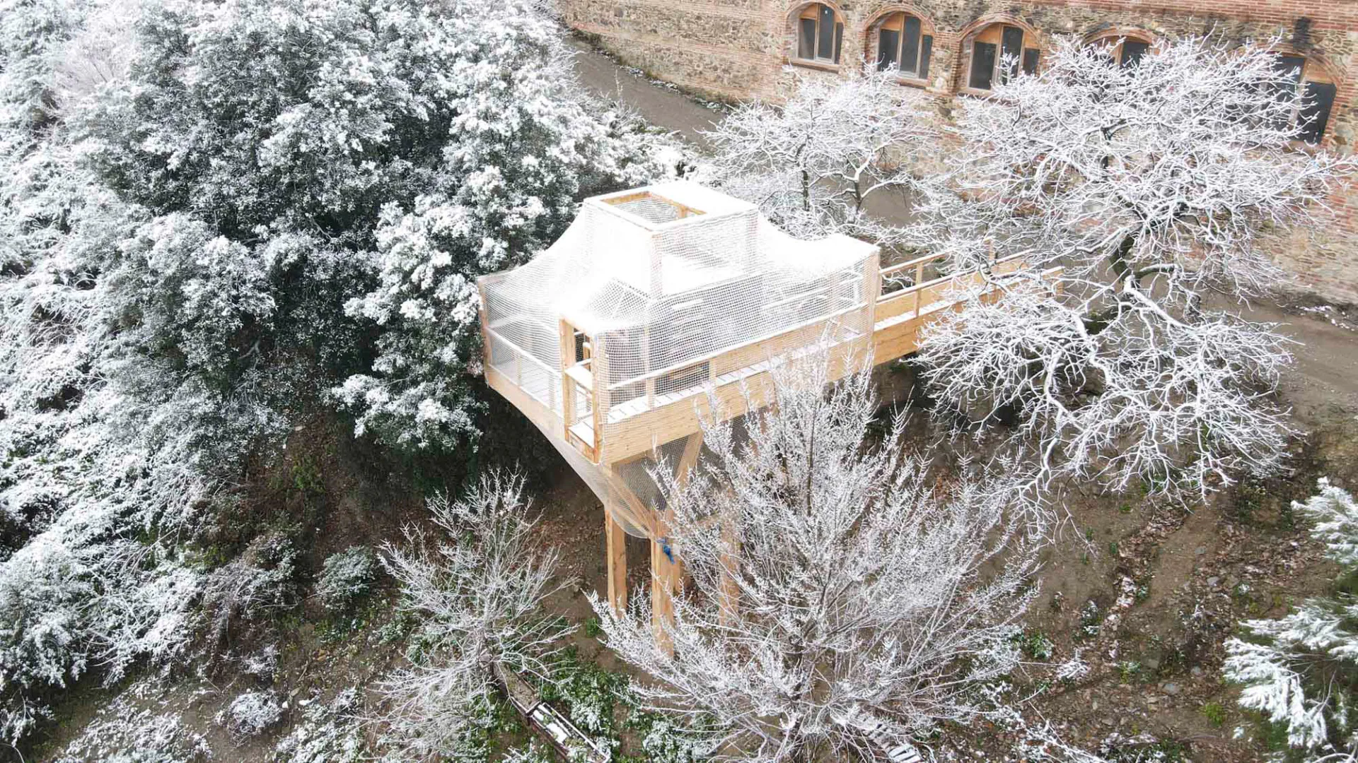 Das Forest Lab for Observational Research and Analysis im Winter
