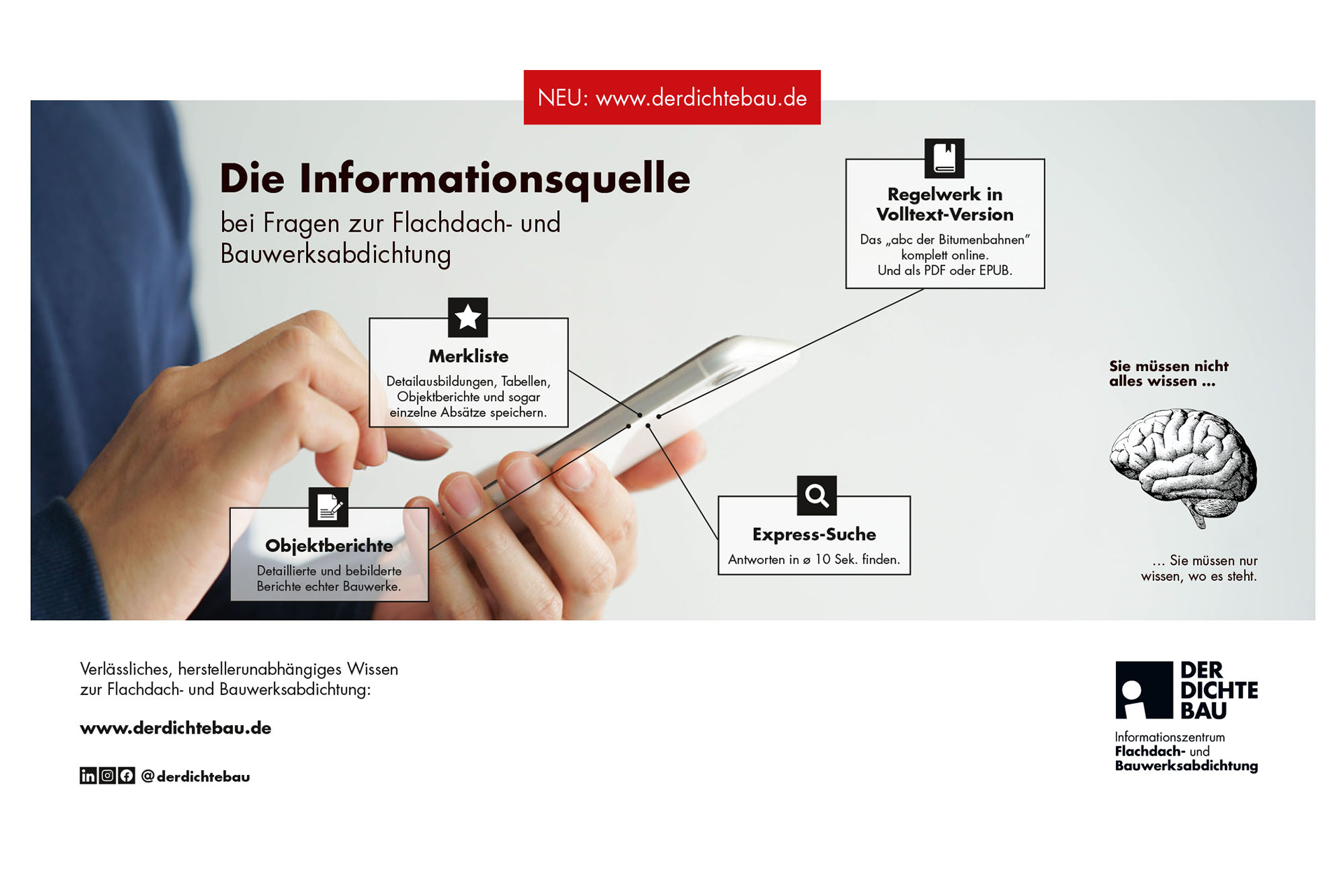 Das Technische Regelwerk als Online-Volltextversion, interessante Blogbeiträge und Objektberichte echter Bauwerke, die intelligente Suchfunktion und kostenfreie Informationsschriften als Download sind nur einige der Features der neuen Website.