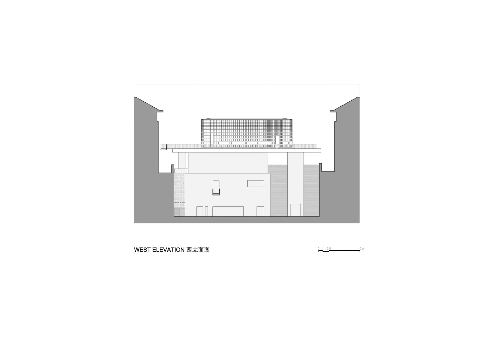Aufriss West, Grafik