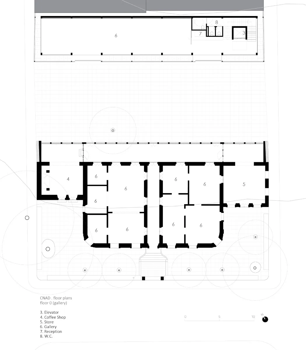 Grundriss EG (Galerie), Grafik
