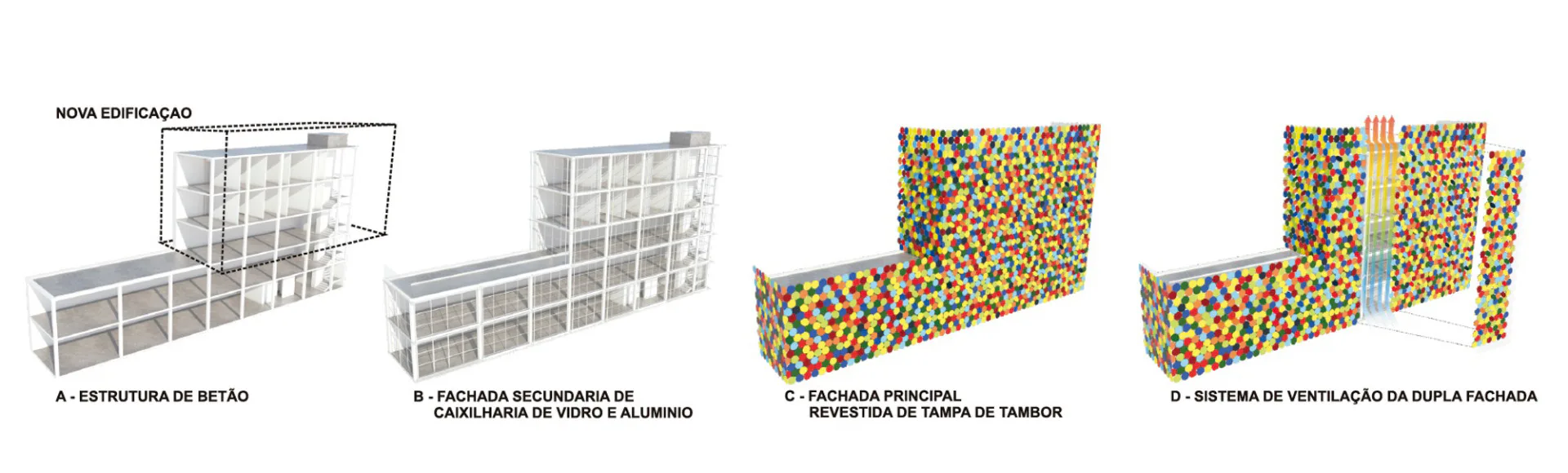 Ventilation Fassade, Grafik