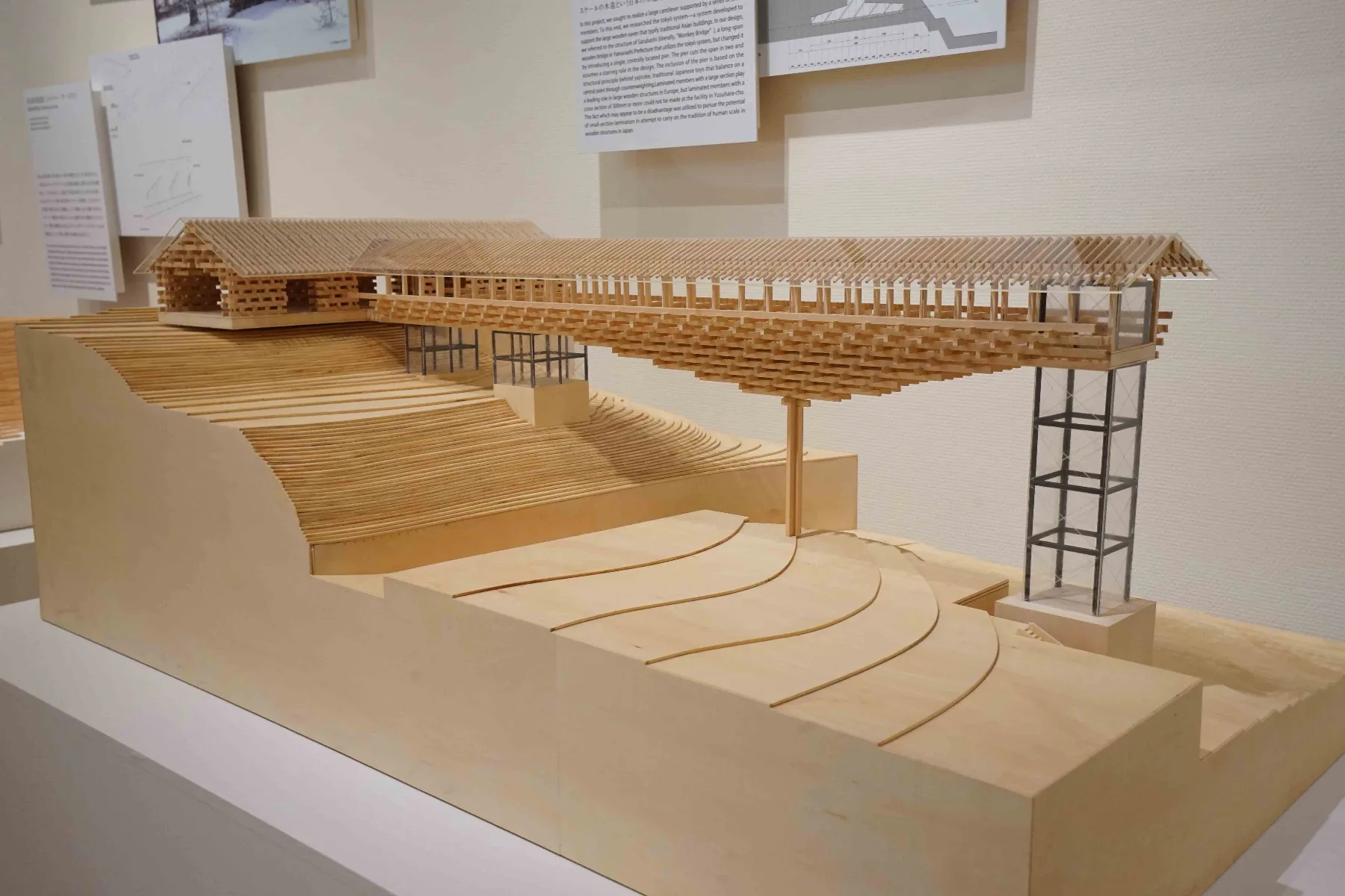 Modell Yusuhara Wooden Bridge Museum